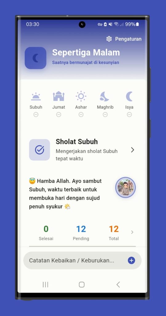 AmalanKu Tampil Lebih Fresh: Aplikasi Pengingat Ibadah Kini Makin Nyaman Digunakan