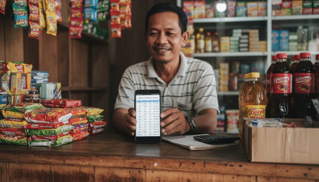 Cara Kelola Stok Warung Pakai HP Android Tanpa Internet